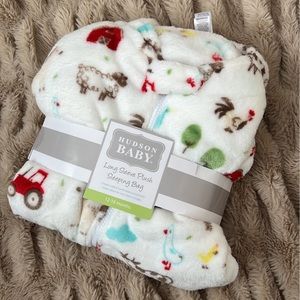 NEW Hudson Baby Long Sleeve Plush Sleeping Bag